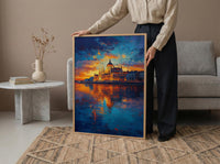 Budapest Parliament Art, Hungary City Decor - Danube River