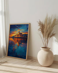 Budapest Parliament Art, Hungary City Decor - Danube River