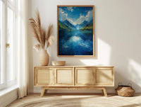 Scottish Highlands, Scotland Nature Decor - Mountain Lake Print