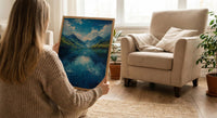 Scottish Highlands, Scotland Nature Decor - Mountain Lake Print