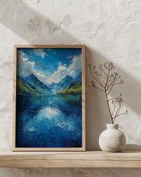 Scottish Highlands, Scotland Nature Decor - Mountain Lake Print