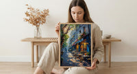 Paris Cafe Wall Art, France Street Decor - Morning Coffee Print