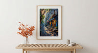 Paris Cafe Wall Art, France Street Decor - Morning Coffee Print