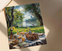 London Hyde Park, Summer Picnic Decor - Lush Green Grass Art