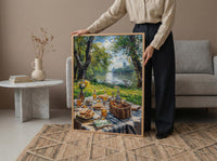 London Hyde Park, Summer Picnic Decor - Lush Green Grass Art