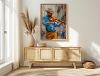 Vienna Austria Art, Street Musician Decor - Classical Violin