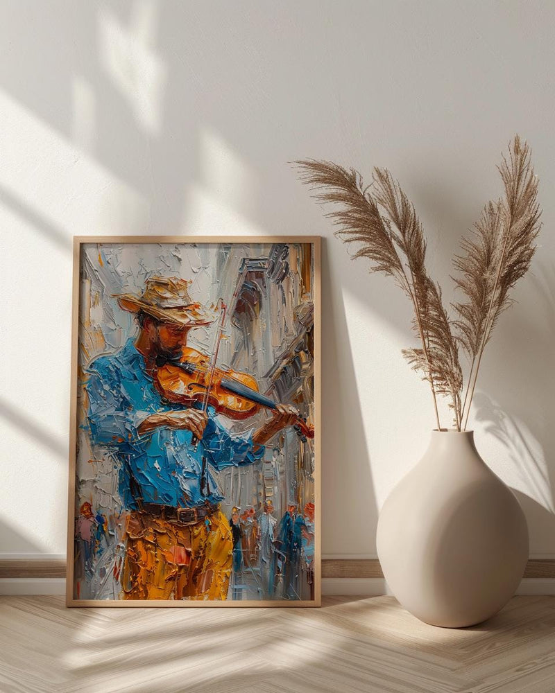 Vienna Austria Art, Street Musician Decor - Classical Violin