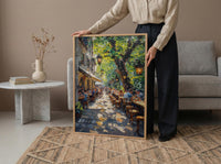 Munich Beer Garden, Germany Culture Decor - Chestnut Tree Art