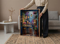 Paris Antique Wall Art, French Market Home Decor - Ornate Vintage Mirror Furniture Summer Escape