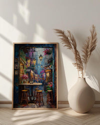 Paris Antique Wall Art, French Market Home Decor - Ornate Vintage Mirror Furniture Summer Escape