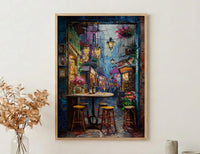 Paris Antique Wall Art, French Market Home Decor - Ornate Vintage Mirror Furniture Summer Escape
