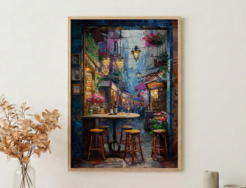 Paris Antique Wall Art, French Market Home Decor - Ornate Vintage Mirror Furniture Summer Escape