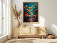 Hoi An Lantern Poster, Night Market Decor - Vietnam Street Art
