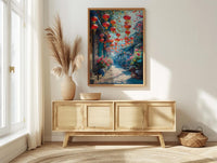 Singapore Chinatown Art, Sunny Market Decor - Traditional Herb Print