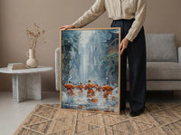 Shaolin Monk Poster, Martial Arts Decor - Misty Temple Art