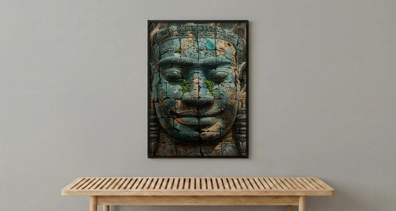 Angkor Wat Wall Art, Tropical Jungle Decor - Cambodia Print