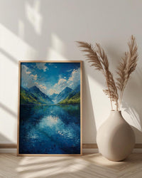 Scottish Highlands, Scotland Nature Decor - Mountain Lake Print