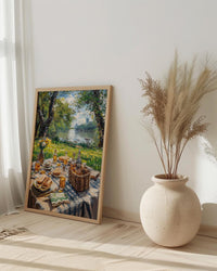 London Hyde Park, Summer Picnic Decor - Lush Green Grass Art