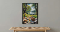 London Hyde Park, Summer Picnic Decor - Lush Green Grass Art