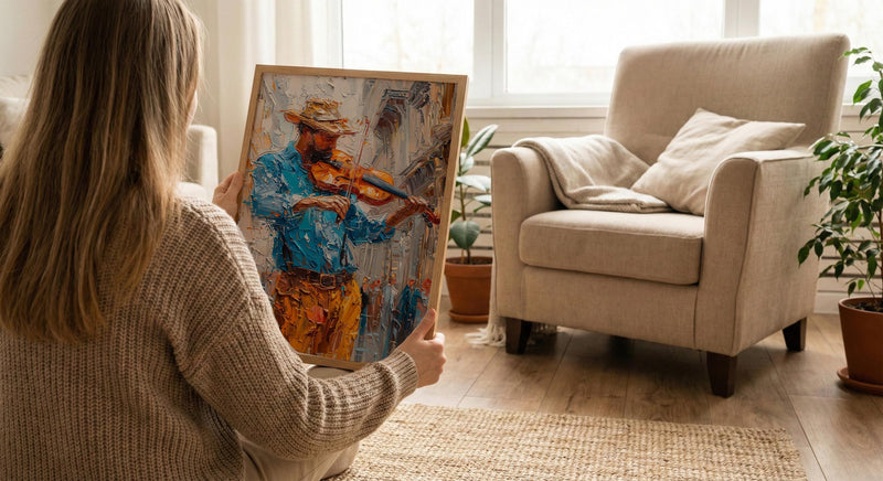 Vienna Austria Art, Street Musician Decor - Classical Violin