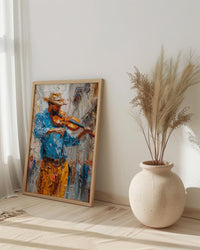 Vienna Austria Art, Street Musician Decor - Classical Violin