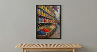 Vienna Market City Poster, Austria Food Home Decor - Vibrant Exotic Spice Aisle Summer Picture