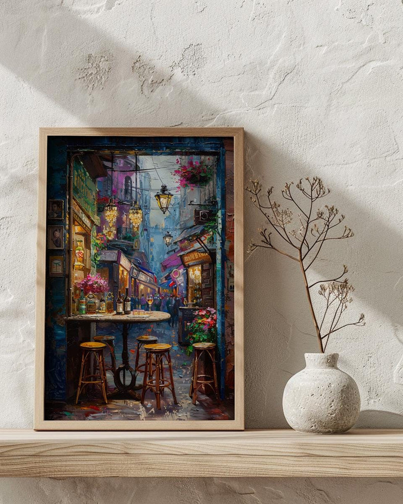 Paris Antique Wall Art, French Market Home Decor - Ornate Vintage Mirror Furniture Summer Escape