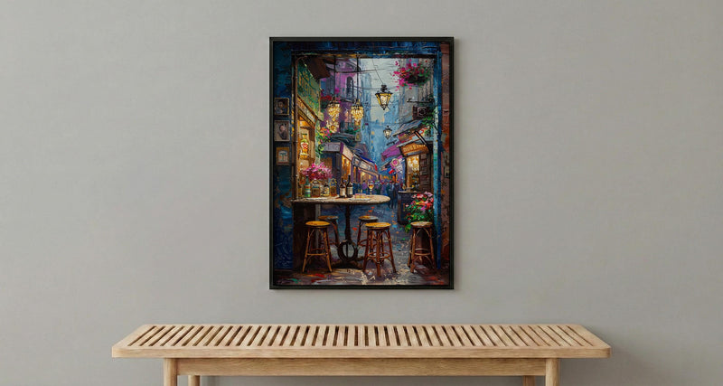 Paris Antique Wall Art, French Market Home Decor - Ornate Vintage Mirror Furniture Summer Escape