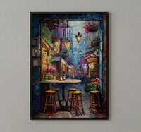 Paris Antique Wall Art, French Market Home Decor - Ornate Vintage Mirror Furniture Summer Escape