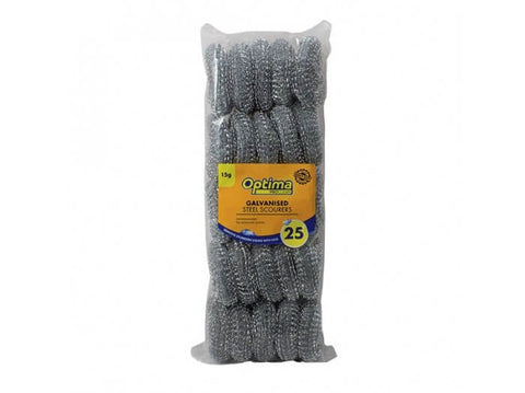 Optima 15gm Galvanised Scourer - Pack Of 25