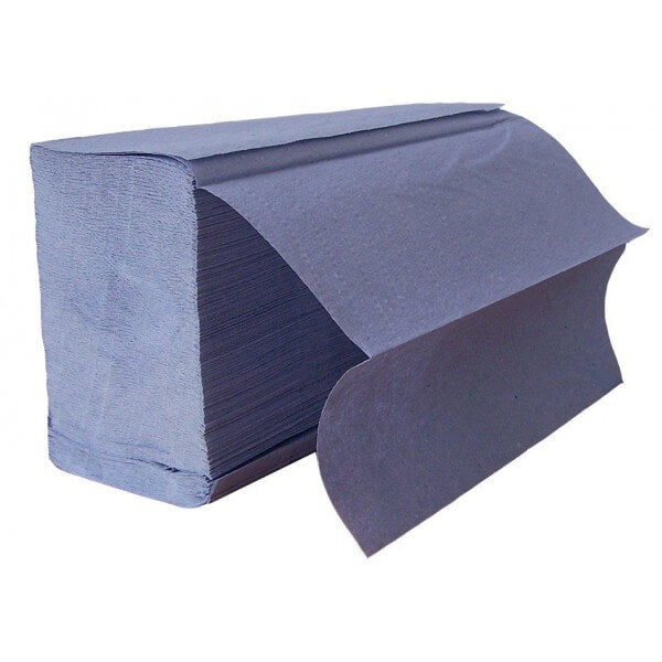 Quality Z Fold Blue Hand Towels - 1 PLY x 3000 Sheets