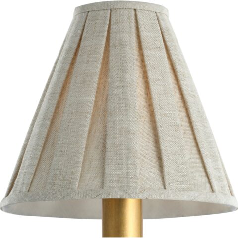6.5" Box Pleated Flare Shade