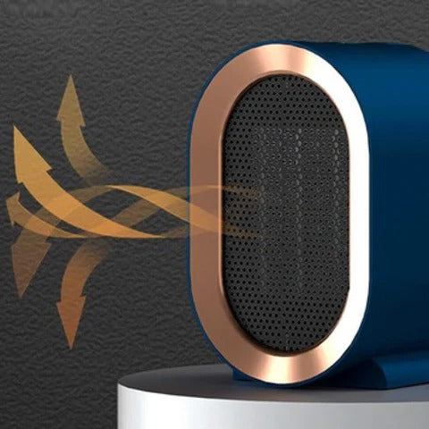 Compact Electric Space Heater – Ceramic Heating Element, Thermostat, Energy Saving Mode, Safety Shutoff