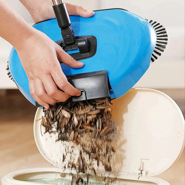 Cordless Handheld Vacuum – Rechargeable 2-in-1 Suction and Sweeper with Brush Head