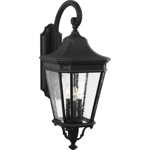 Cotswold Lane  30" Lantern - Textured Black