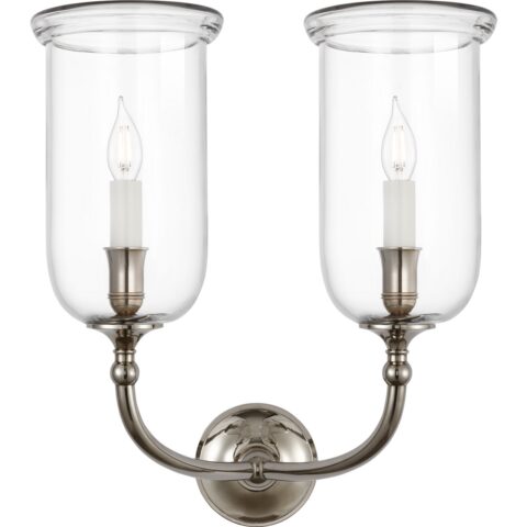 Embers 20" Double Hurricane Sconce