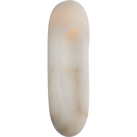 Esculpa 18" Elongated Alabaster Wall Light