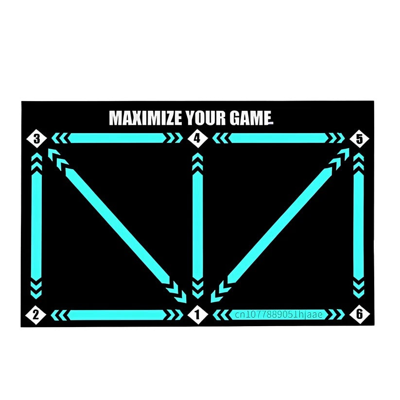 Soccer Training Mat for Kids – Indoor Footwork Practice, Optional Video Drill Program and Grip Socks