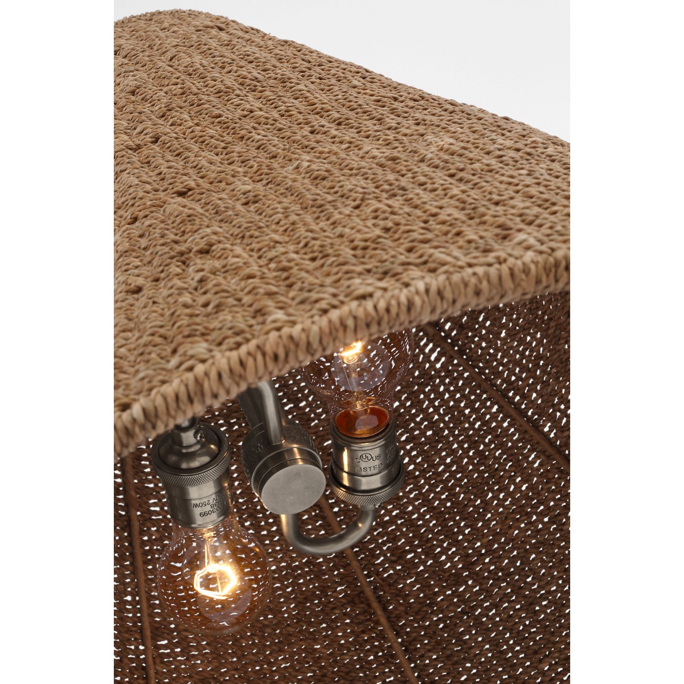 Goodman Large Hanging Lamp - 7.25" x 23.75" x 20.75" Toast / Antique Nickel