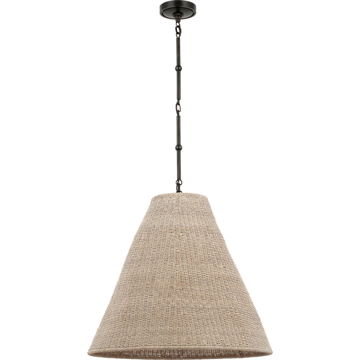 Goodman Large Hanging Lamp - Bronze / 7.5" x 24" x 22.5" Ash
