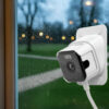 Wi-Fi Window Camera with Color Night Vision – Two-Way Audio, AI Person Detection, Motion Alerts