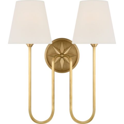Polaris 17" Double Sconce