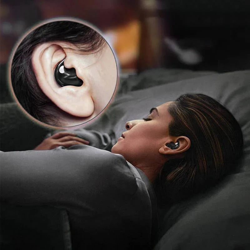 Wireless Sleep Headphones – Ultra-Thin Earpieces Under 0.2 Inch, Noise Cancelling, Up to 24 Hours Playback