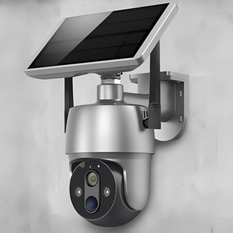 Solar Powered Outdoor Security Camera – Wireless Install, Remote Viewing for Driveways and Backyards