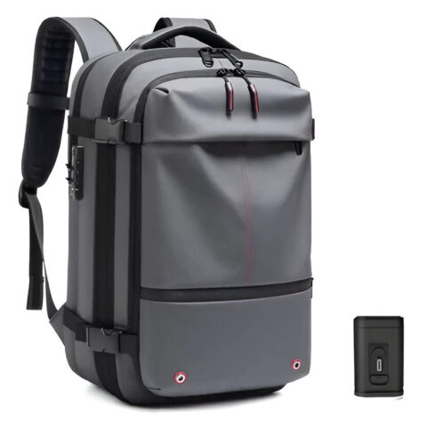 Structured Travel Rucksack with Internal Compression System – Wet and Dry Compartments, Daily Backpack