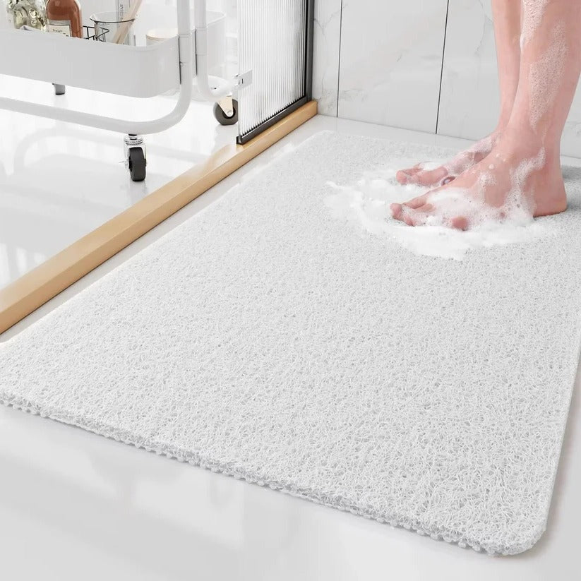 Non-Slip Shower Mat with Drainage Holes – Quick Drying Textured Bath Mat for Tub and Shower Floor