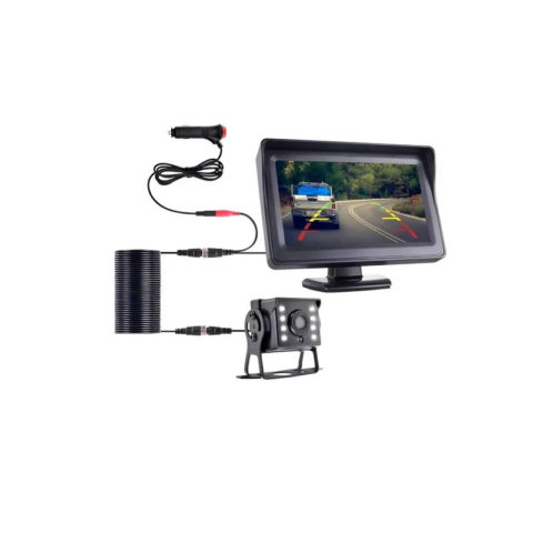Wireless Backup Camera and Monitor System – Rear View Camera with LEDs for Low Light Reversing