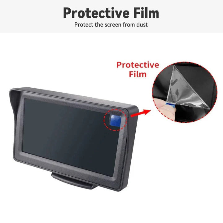 Wireless Backup Camera and Monitor System – Rear View Camera with LEDs for Low Light Reversing