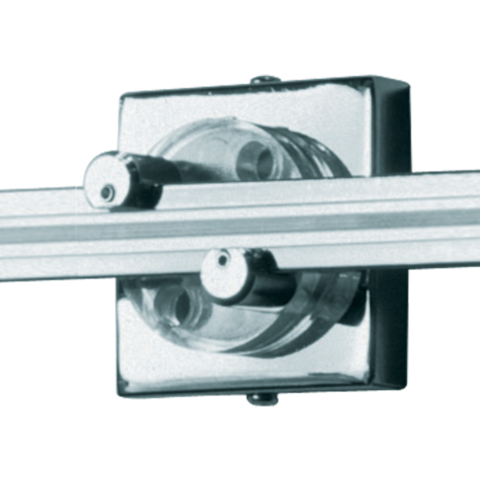Wall MonoRail 2" Square Power Feed Canopy Single-Feed